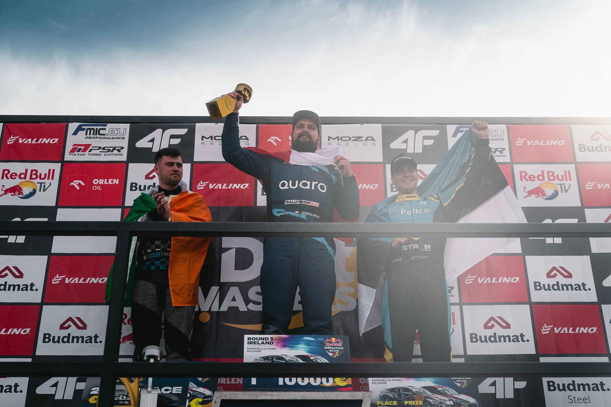 Drift Masters action at Mondello Park, 2026 Ireland round