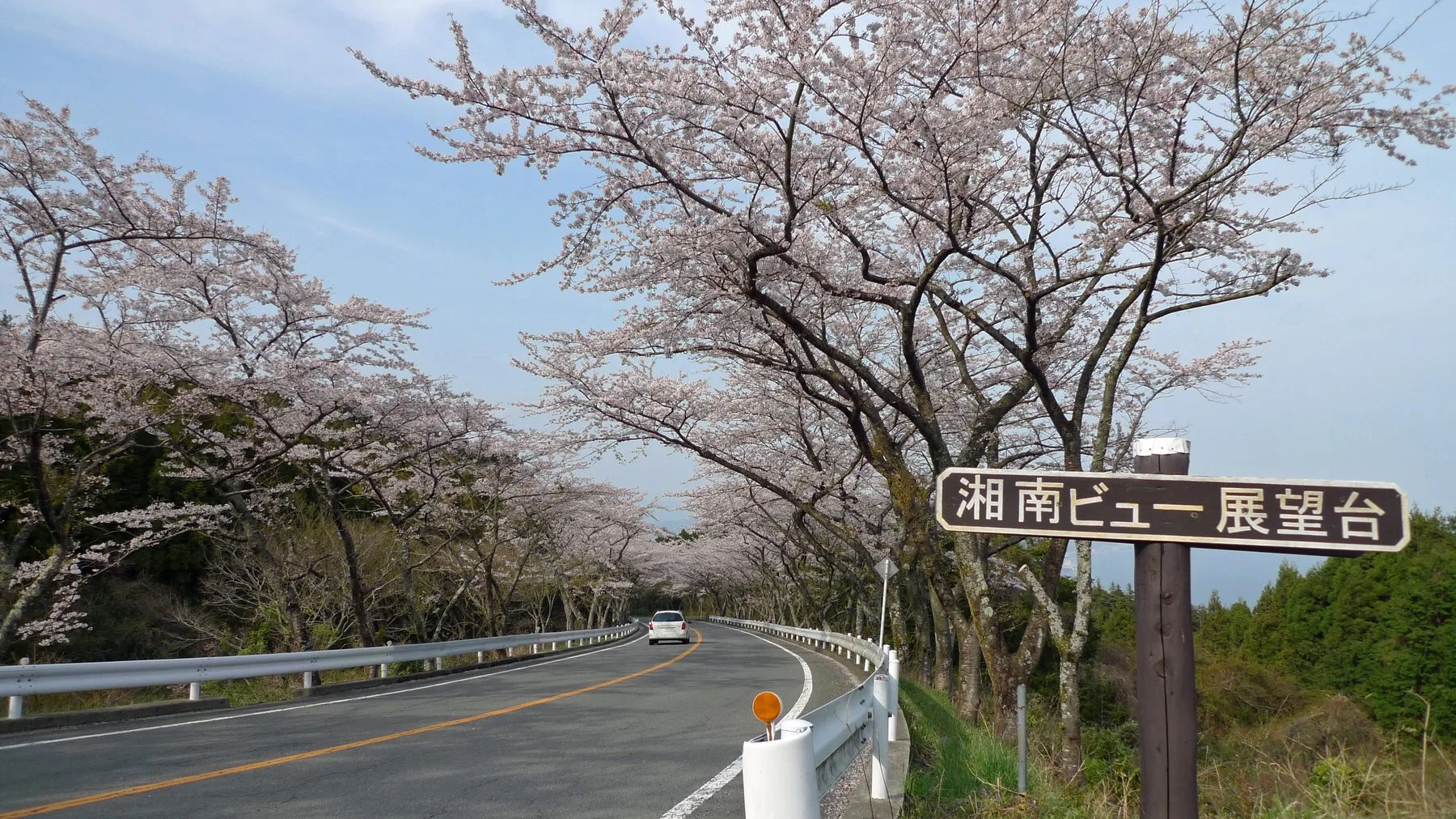 Hakone Turnpike drone view through the Kanagawa mountains