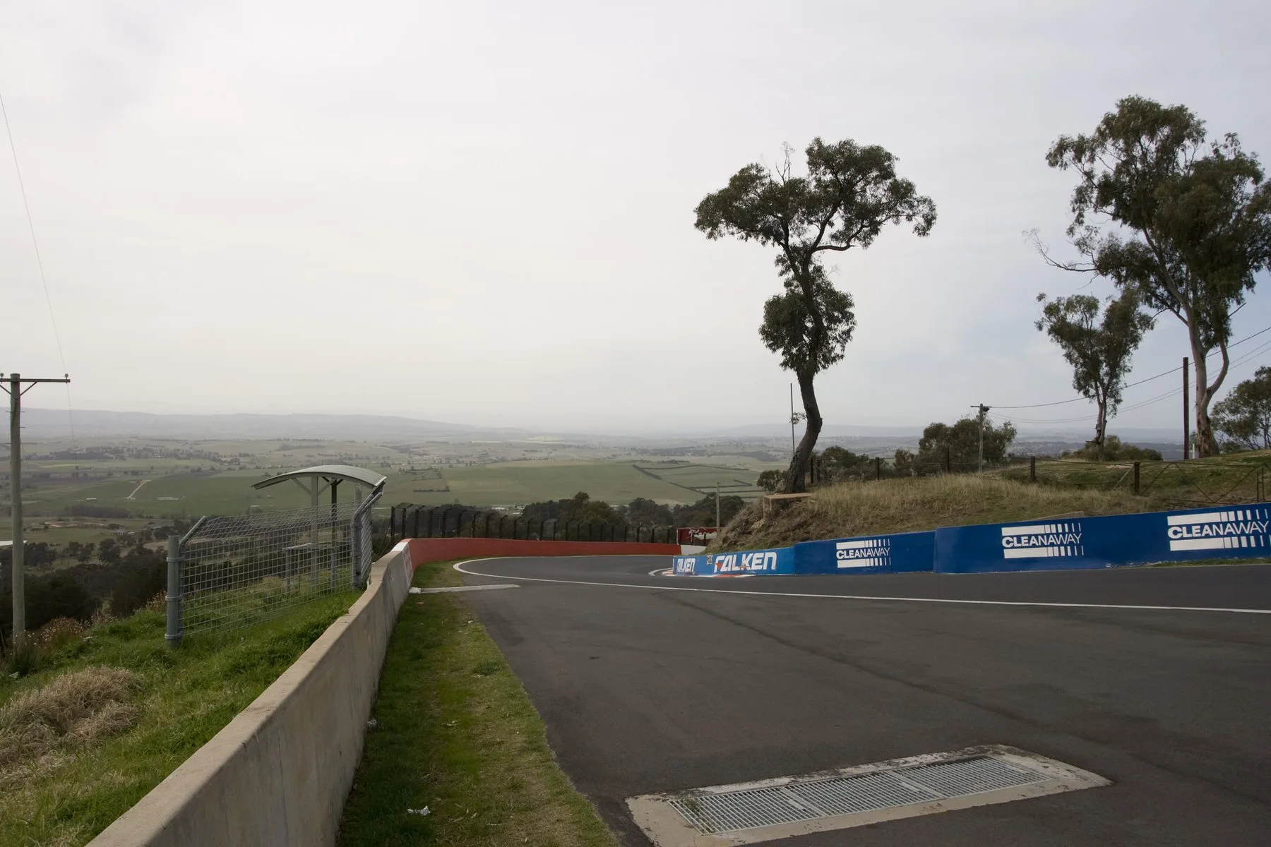 Mount Panorama control tower at sunset, Bathurst NSW