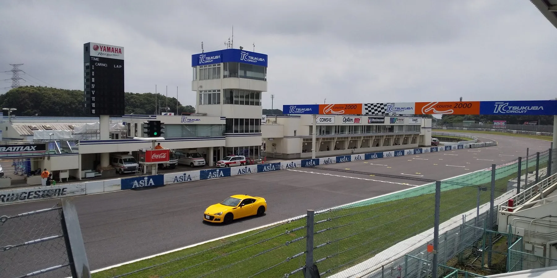 Tsukuba Circuit racing track in Ibaraki, Japan