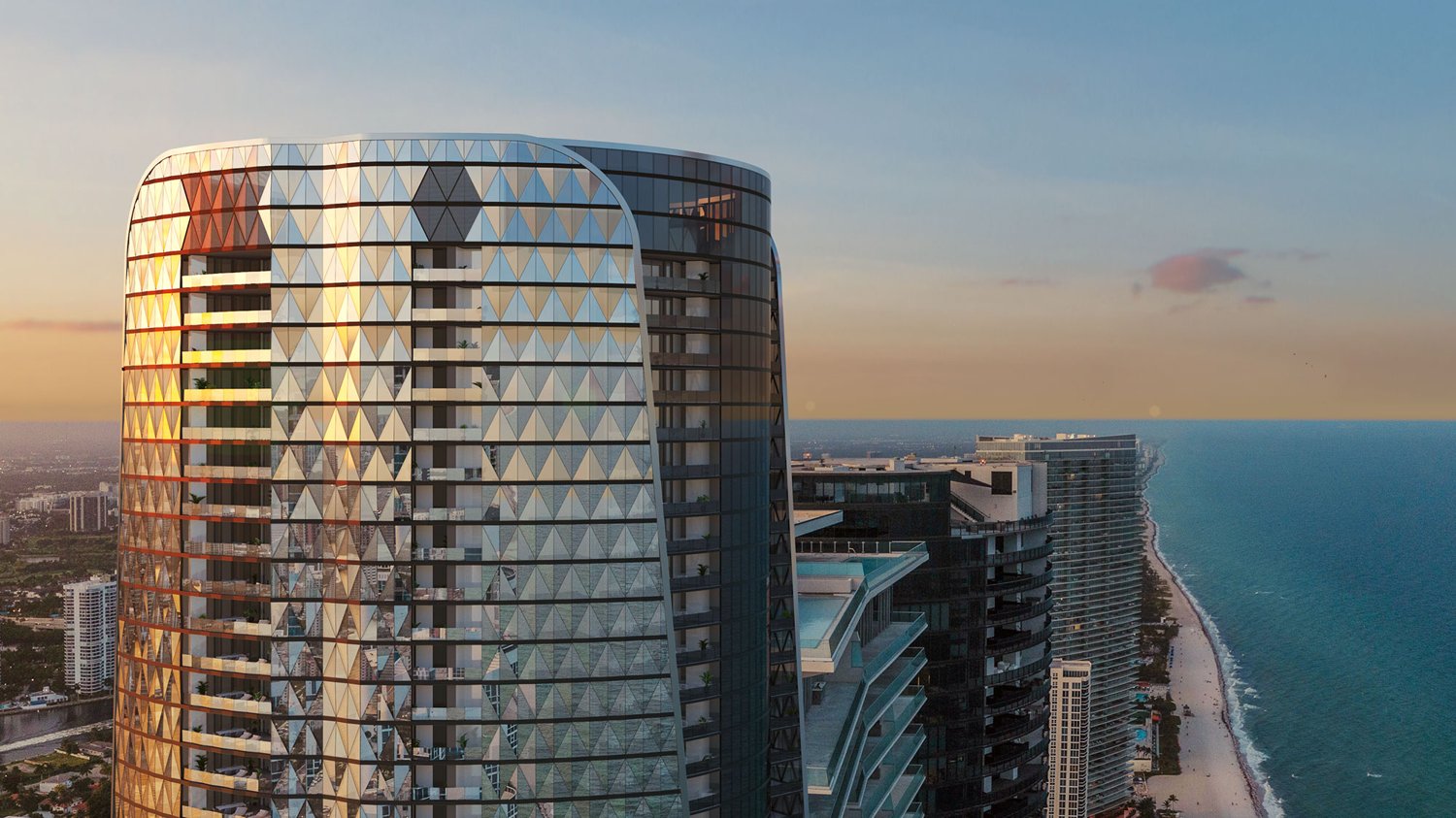 Bentley Residences: Sesenta y dos pisos sobre el océano