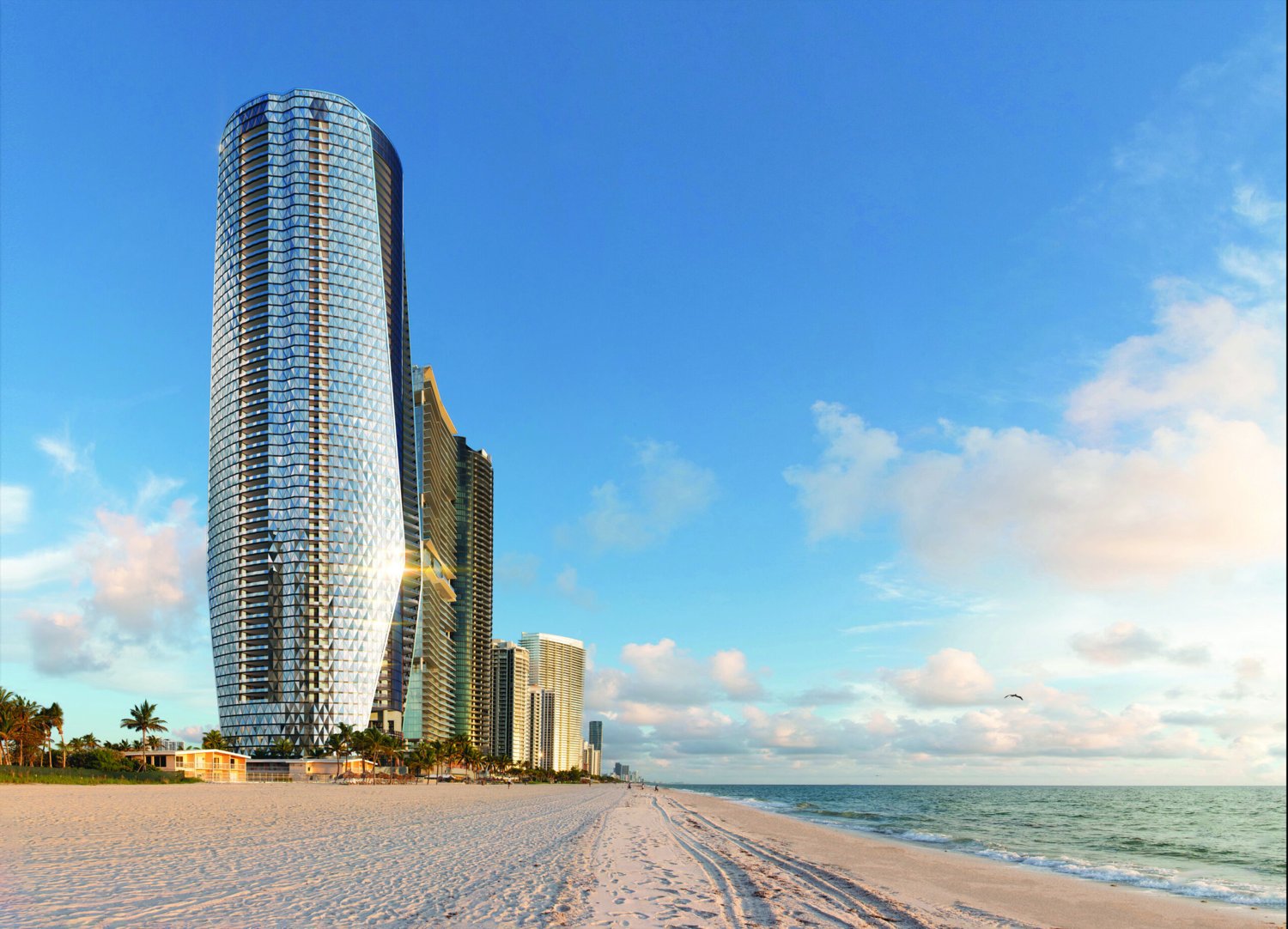 Bentley Residences, residencia de marca Bentley en Sunny Isles Beach, Miami, EE. UU.