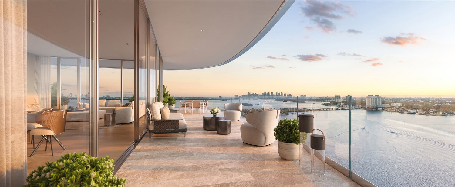 Pagani Residences: Терраса над заливом