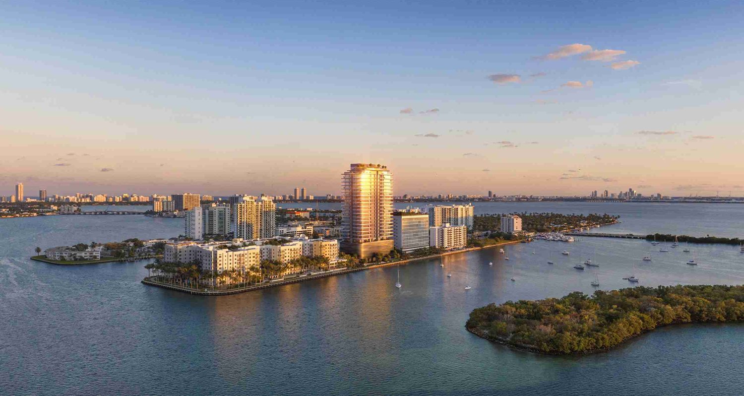 Pagani Residences: Башня на закате, полуостров норт-бэй-виллидж