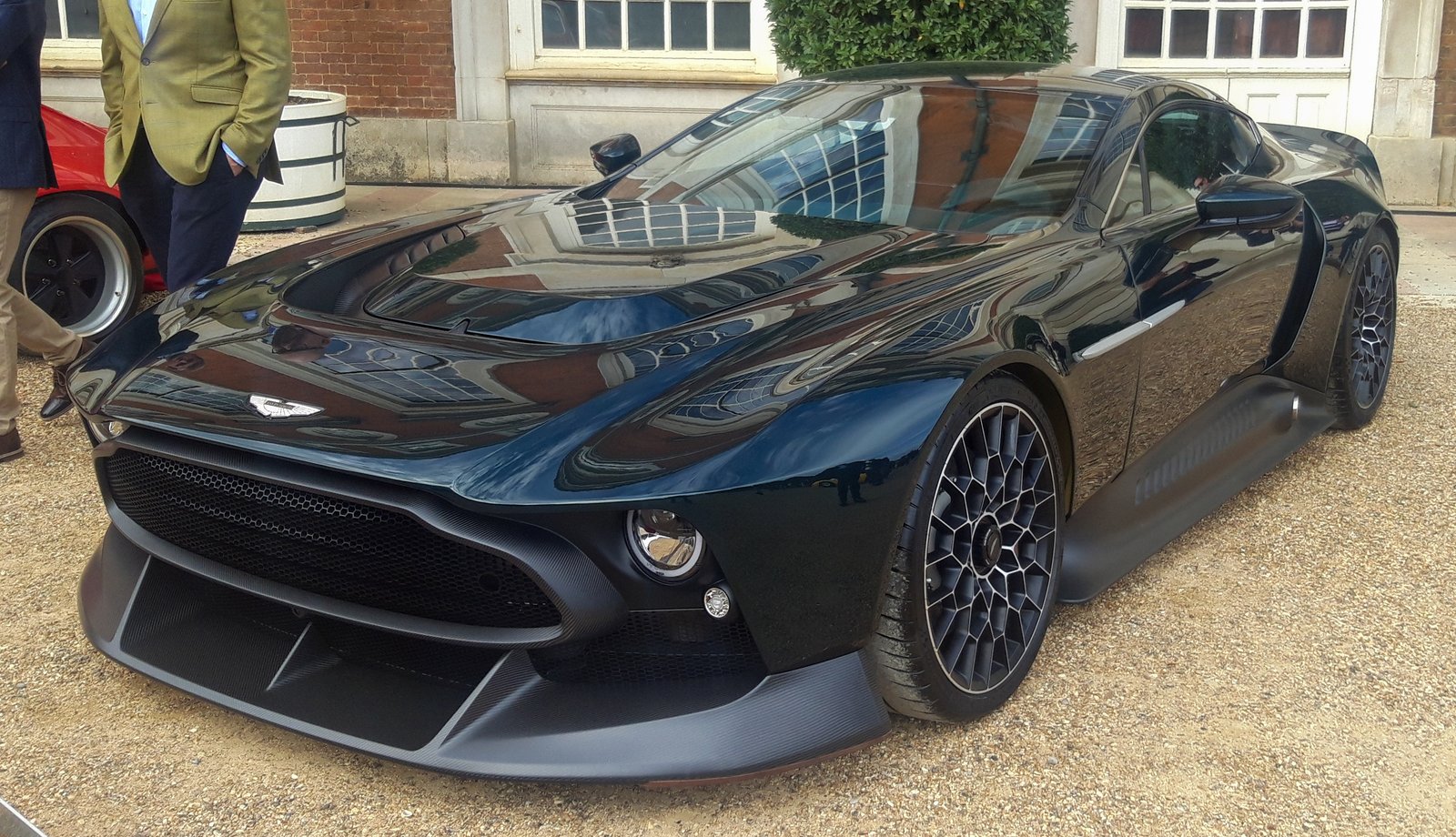 Dark green Aston Martin Victor one-off at the 2020 Concours of Elegance