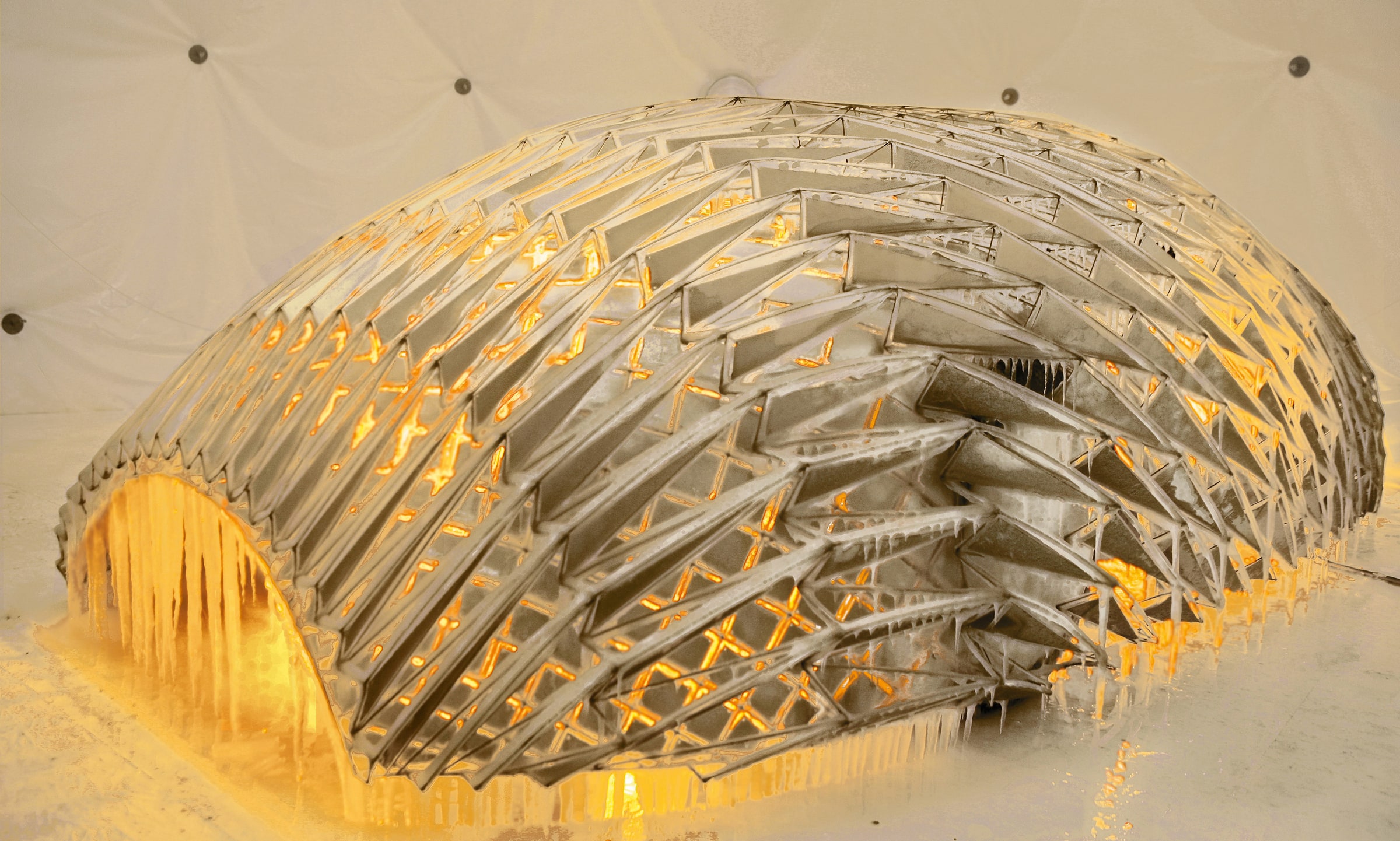 Olafur Eliasson, Your mobile expectations: BMW H2R project (2007), ice-encased shell