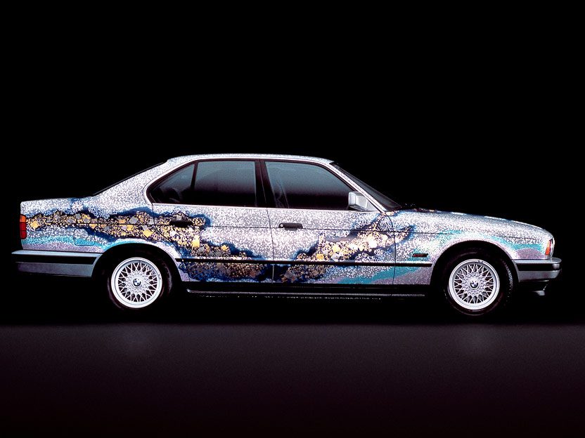 Matazo Kayama BMW 535i Art Car #9 (1990), front three-quarter view