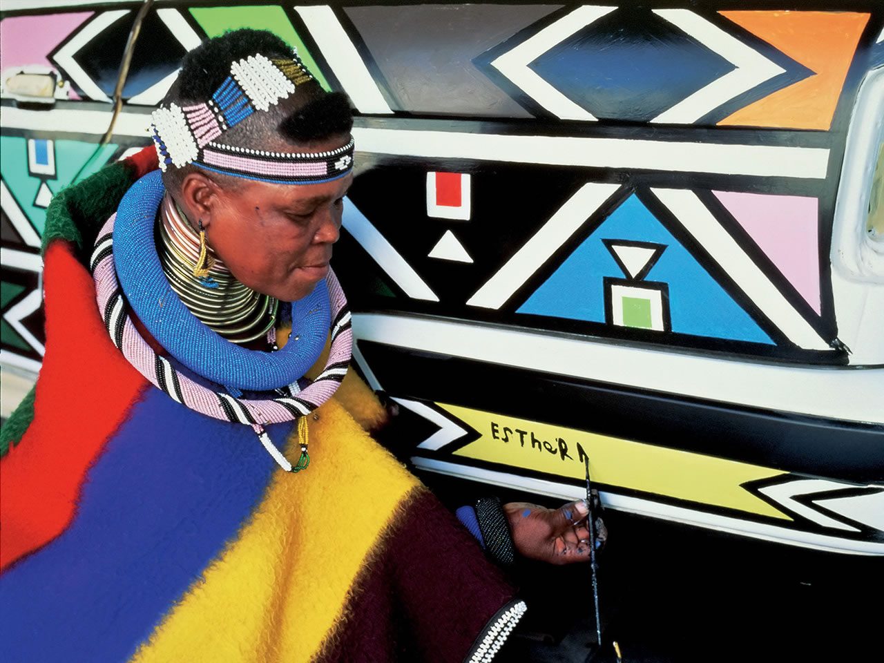 Mahlangu Art Car: BMW x Mahlangu, 1991, photo 4