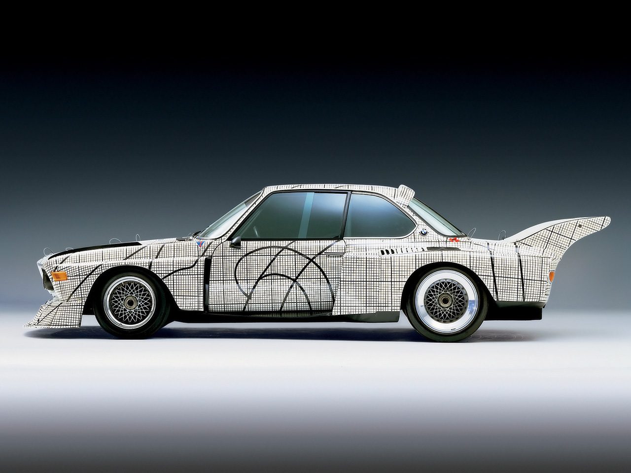 Frank Stella BMW 3.0 CSL Art Car #2 (1976), front view