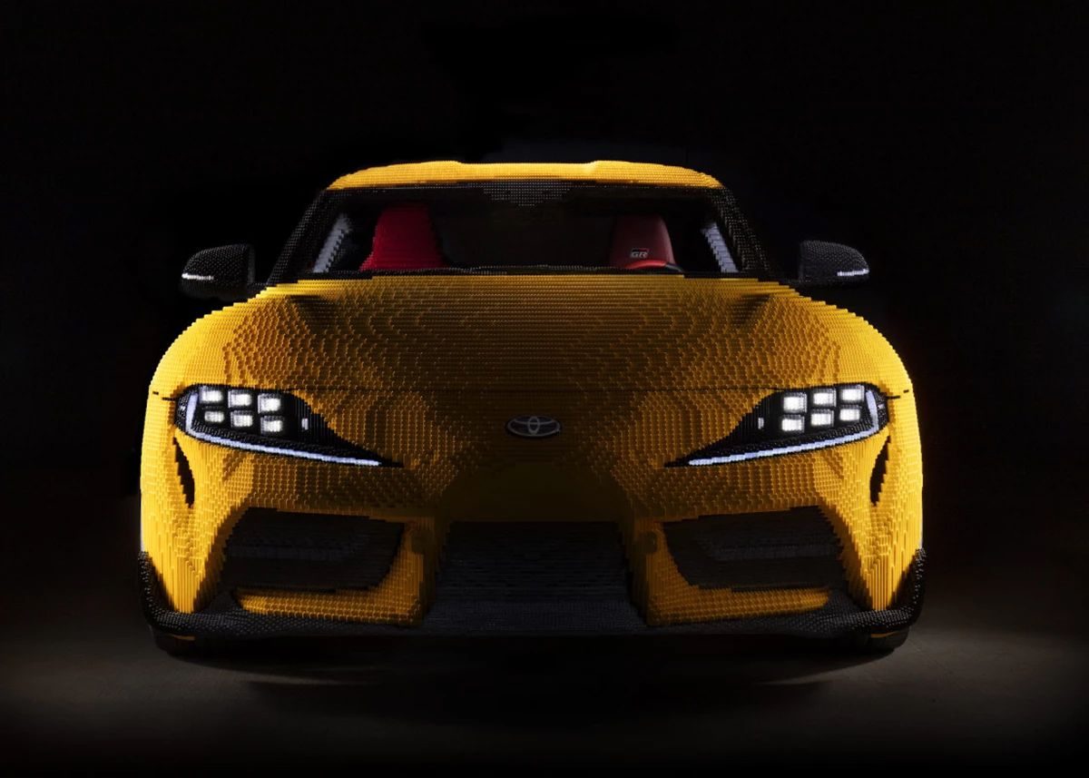 Life-Size LEGO GR Supra: Toyota x LEGO · Toyota Gazoo Racing, 2021, photo 2