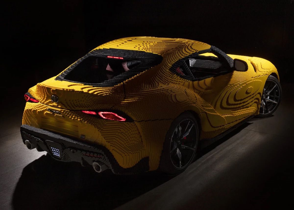 Life-Size LEGO GR Supra: Toyota x LEGO · Toyota Gazoo Racing, 2021, photo 3