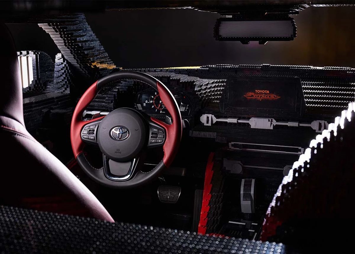 Life-Size LEGO GR Supra: Toyota x LEGO · Toyota Gazoo Racing, 2021, photo 5