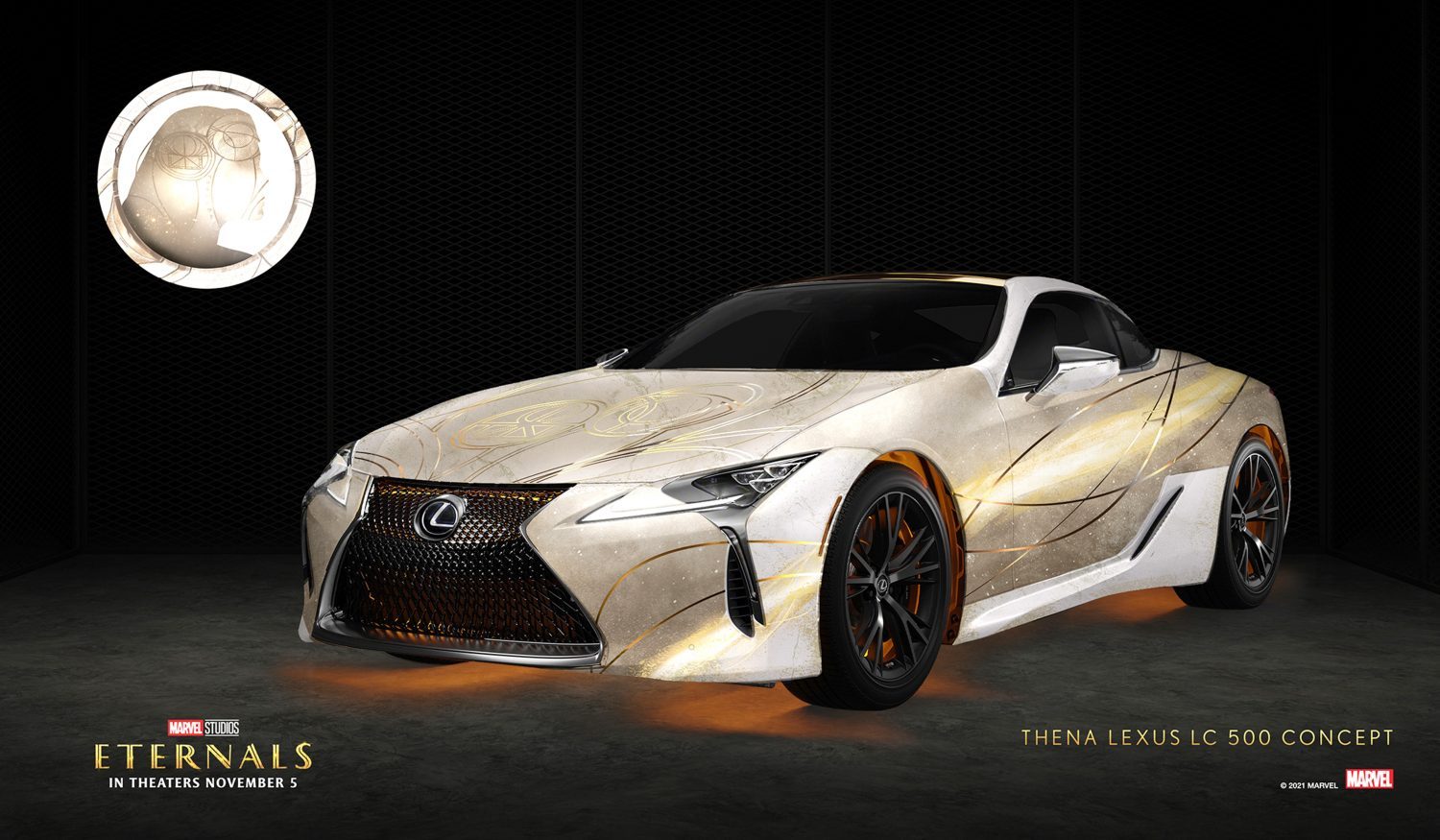 × Eternals · IS 500 hero + 10 character concepts: Lexus x Marvel · Eternals, 2021, photo 3