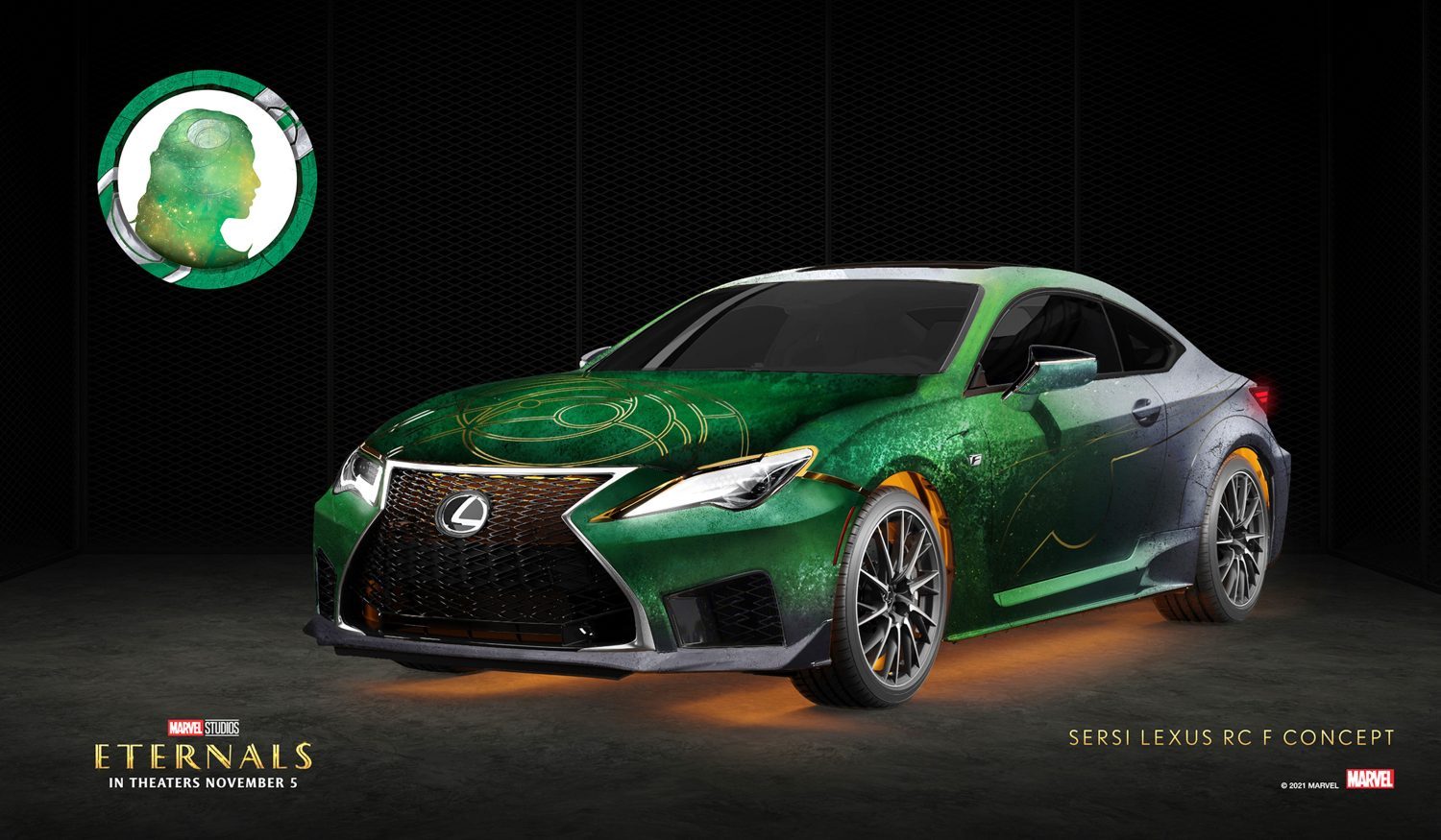 × Eternals · IS 500 hero + 10 character concepts: Lexus x Marvel · Eternals, 2021, photo 5