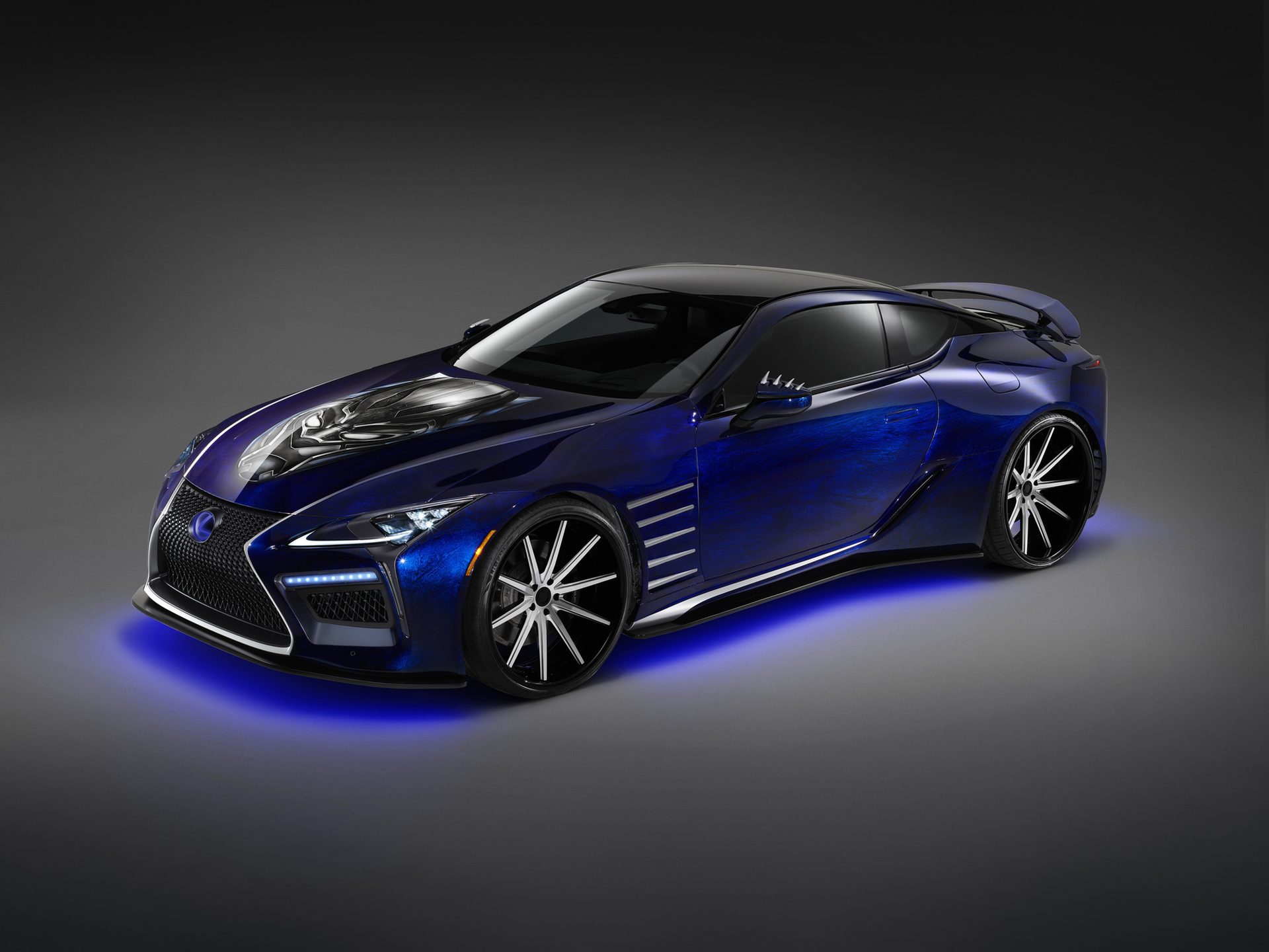 LC 500 Inspiration Series (Structural Blue): Lexus x Marvel · Black Panther, 2018, photo 4