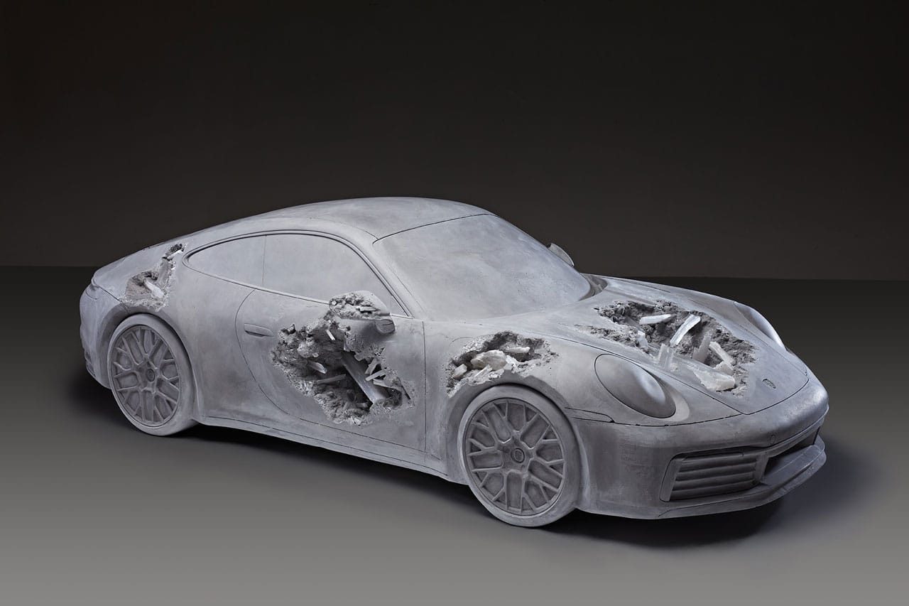 Porsche 911 (992) “Eroded” · Ash & Pyrite