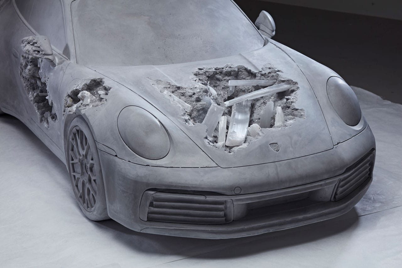 911 (992) “Eroded” · Ash & Pyrite: Porsche x Daniel Arsham, 2019, photo 2
