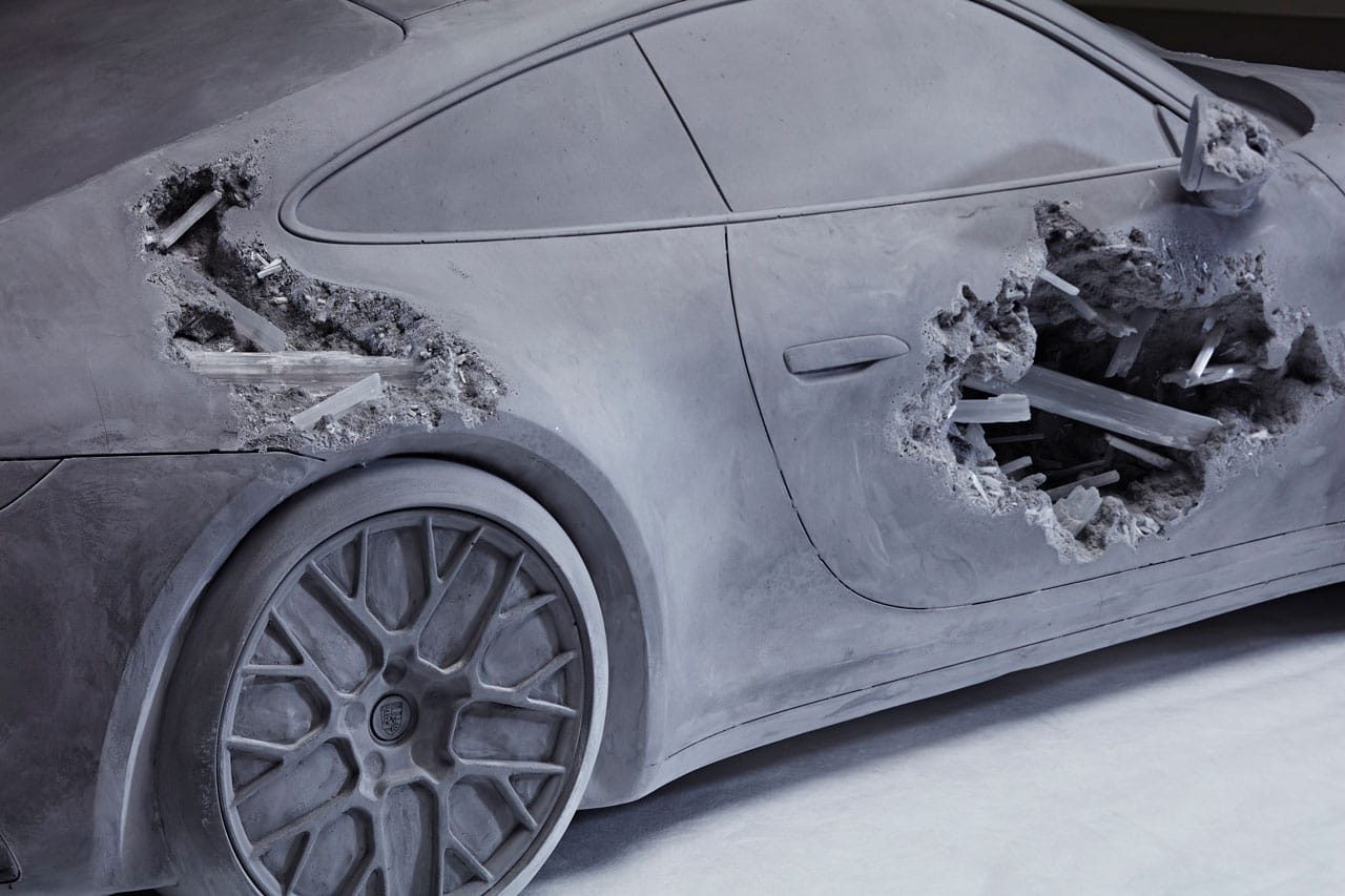 911 (992) “Eroded” · Ash & Pyrite: Porsche x Daniel Arsham, 2019, photo 3