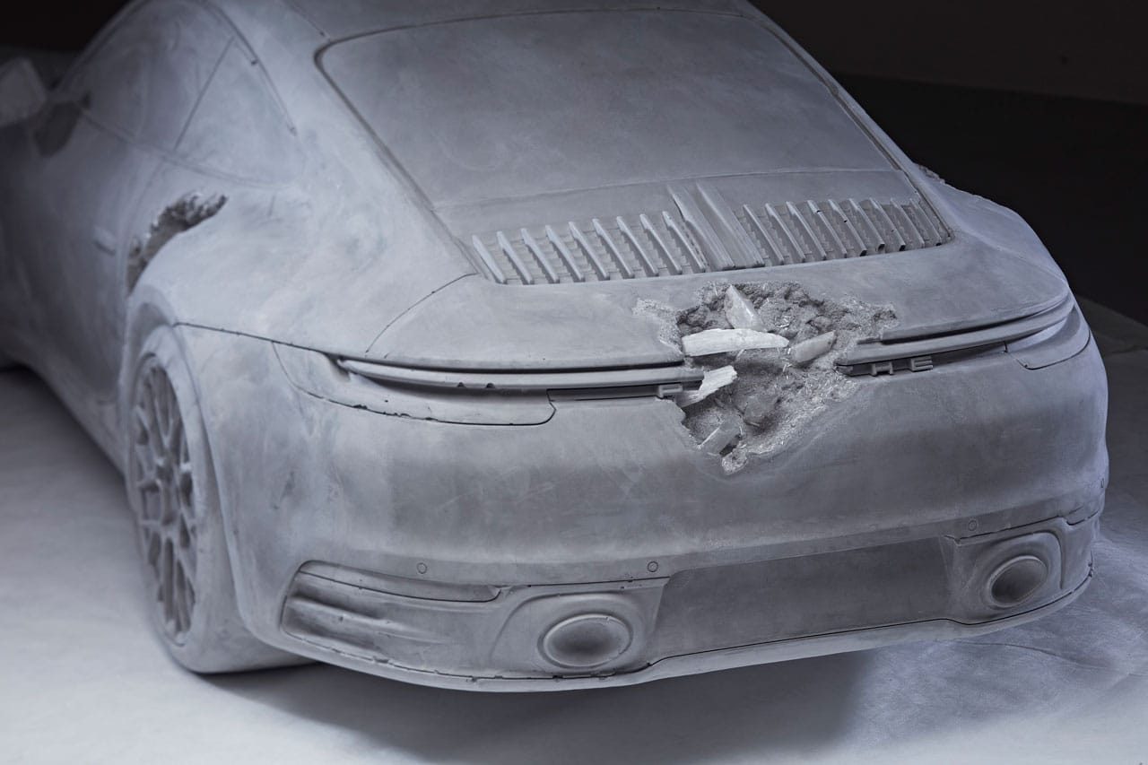 911 (992) “Eroded” · Ash & Pyrite: Porsche x Daniel Arsham, 2019, photo 4