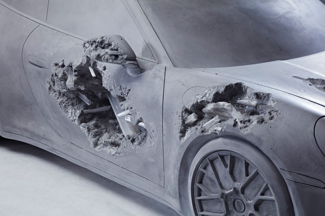 911 (992) “Eroded” · Ash & Pyrite: Porsche x Daniel Arsham, 2019, photo 5