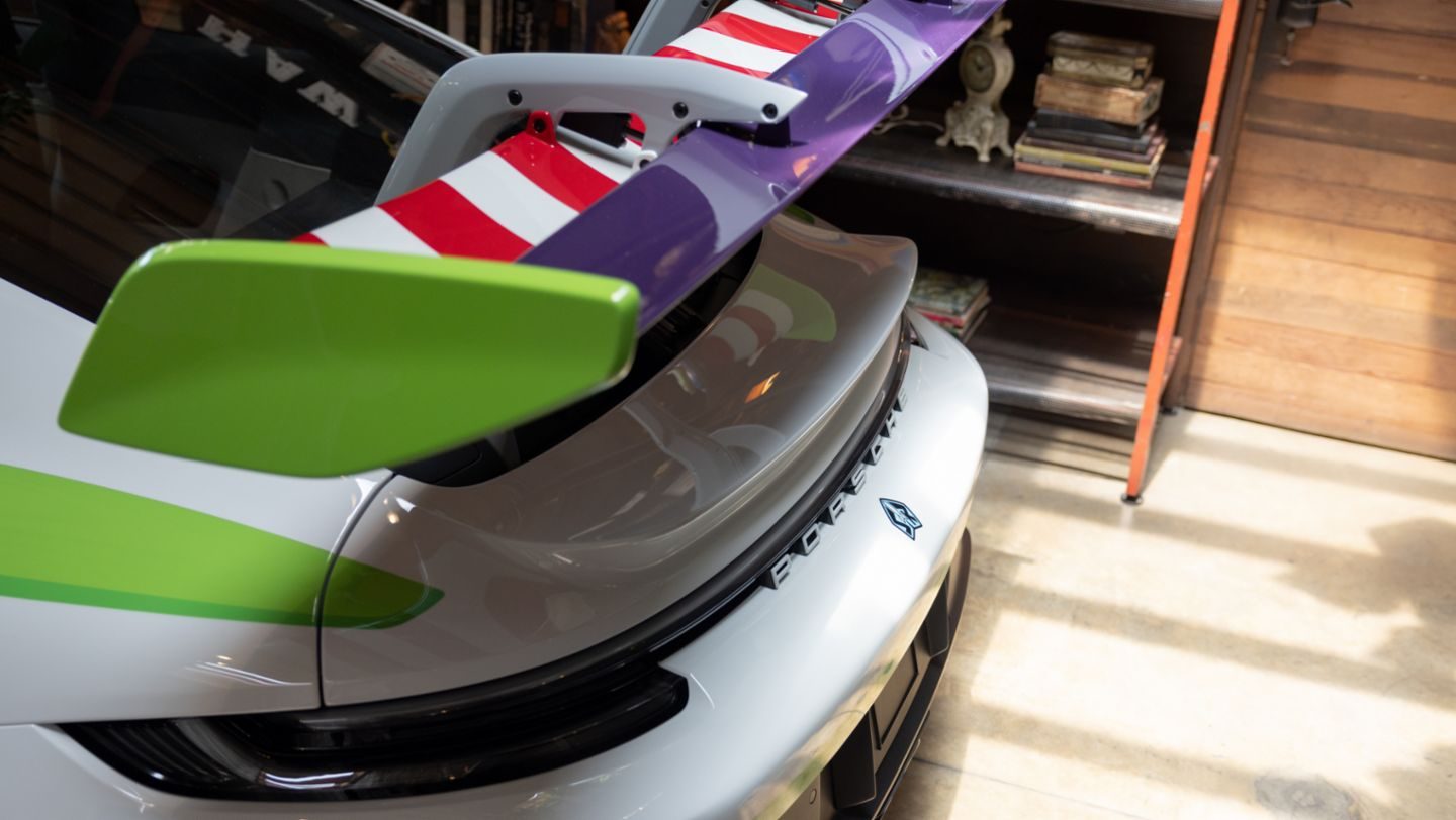 911 GT3 RS "Buzz Lightyear" (Toy Story 5): Porsche x Pixar · Toy Story 5, 2026, photo 4
