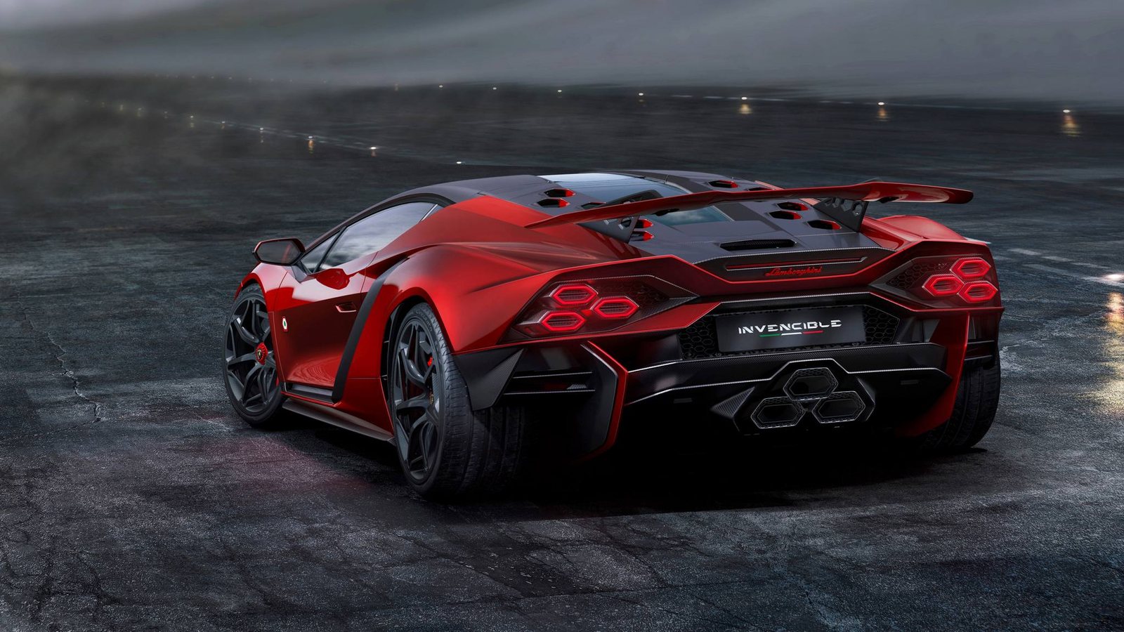 Lamborghini Invencible one-off in Rosso Efesto