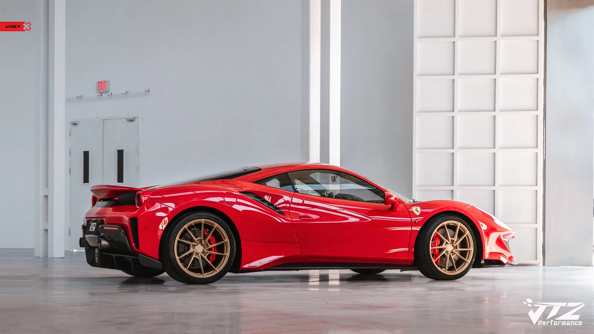 Anrky AN13 SeriesONE Monoblock on Ferrari 488