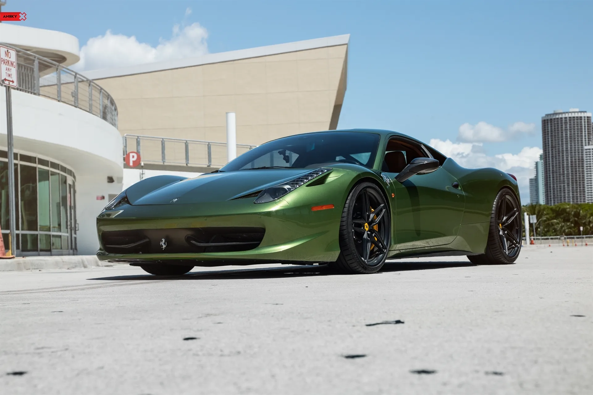 Anrky AN17 SeriesONE Monoblock on Ferrari 458 F142