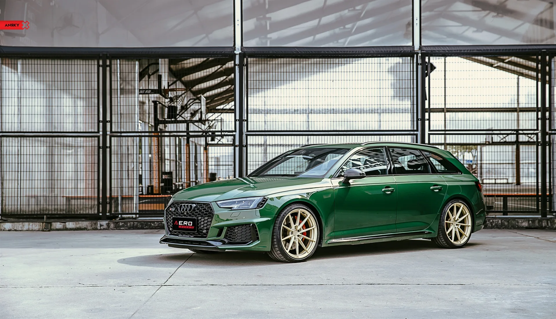 Anrky AN18 SeriesONE Monoblock on Audi RS 4 B9.1