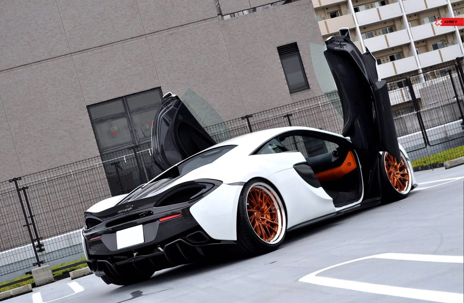Anrky RetroSeries RS3 on McLaren 570S