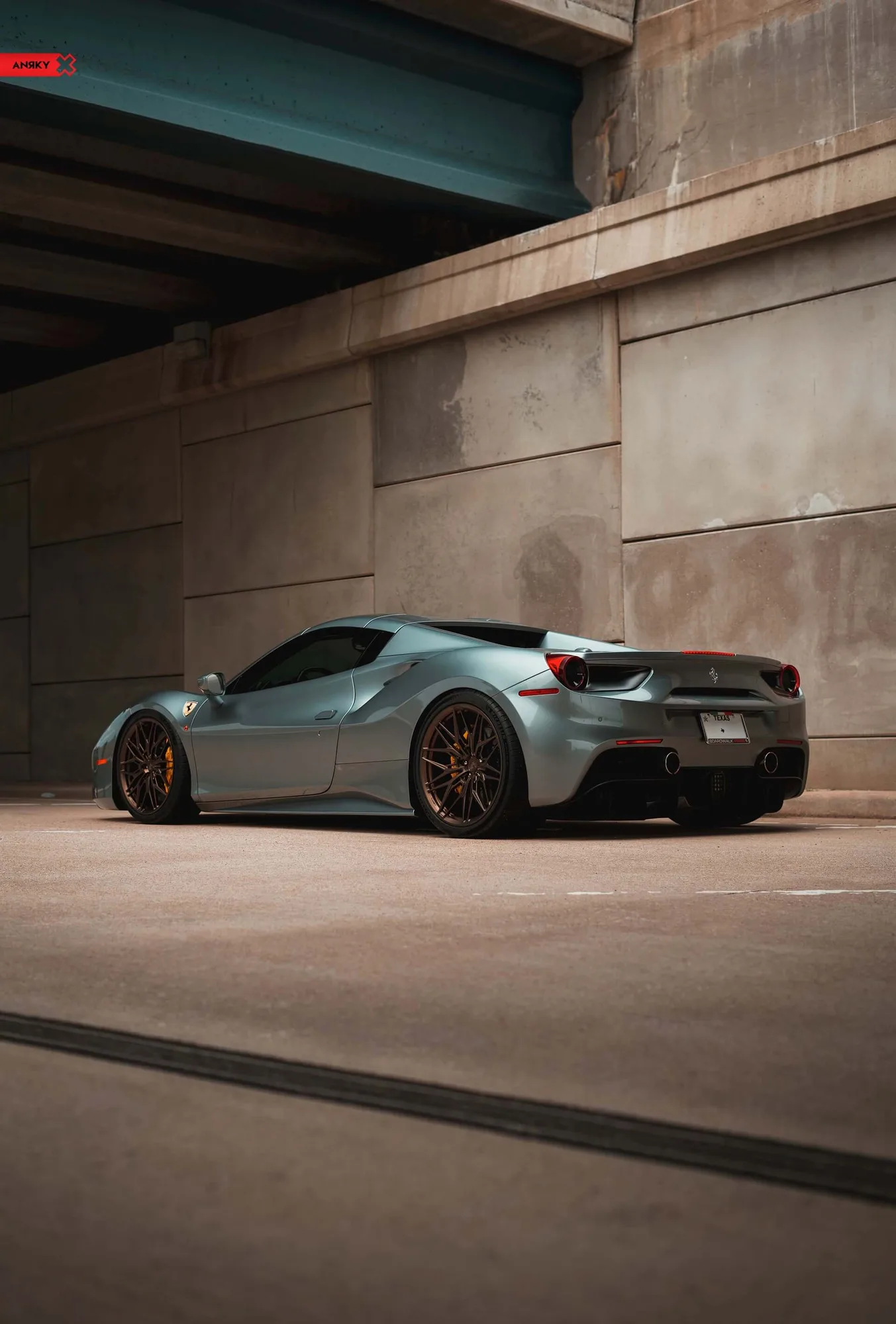 Anrky X|Series S1-X1 on Ferrari 488