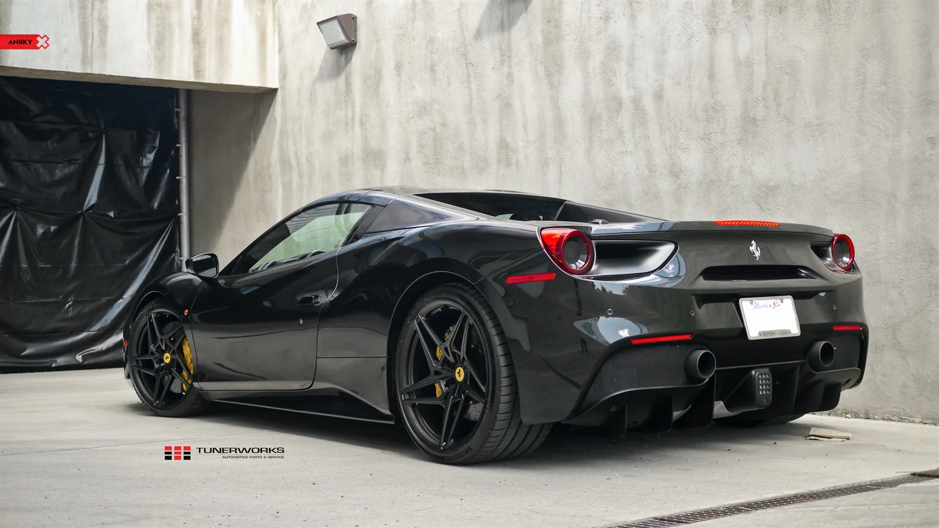 Anrky X|Series S1-X3 on Ferrari 488
