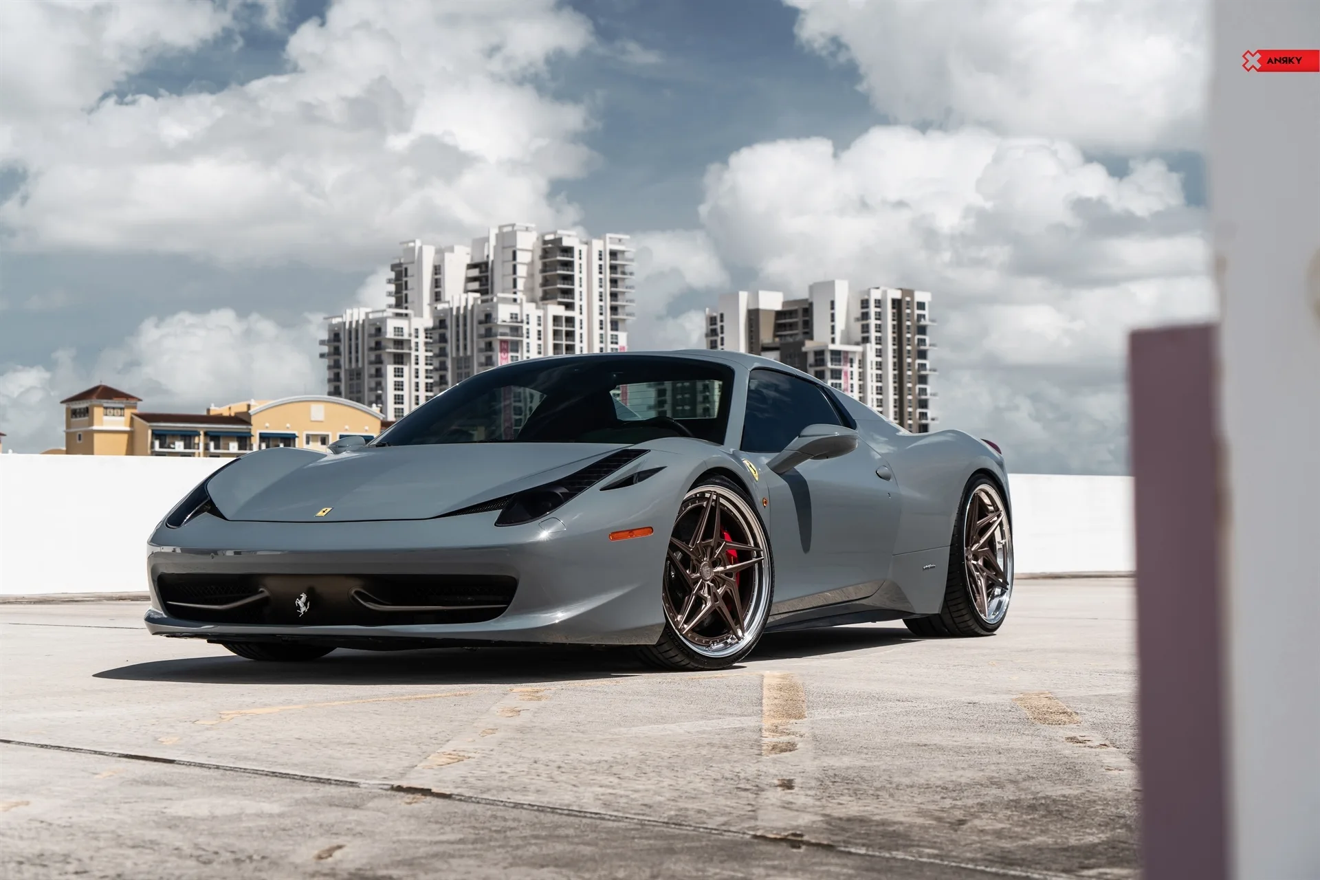 Anrky X|Series S3-X3 on Ferrari 458 F142