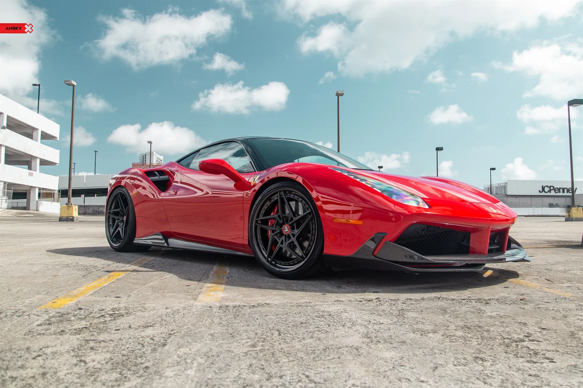 Anrky X|Series S3-X3 on Ferrari 488