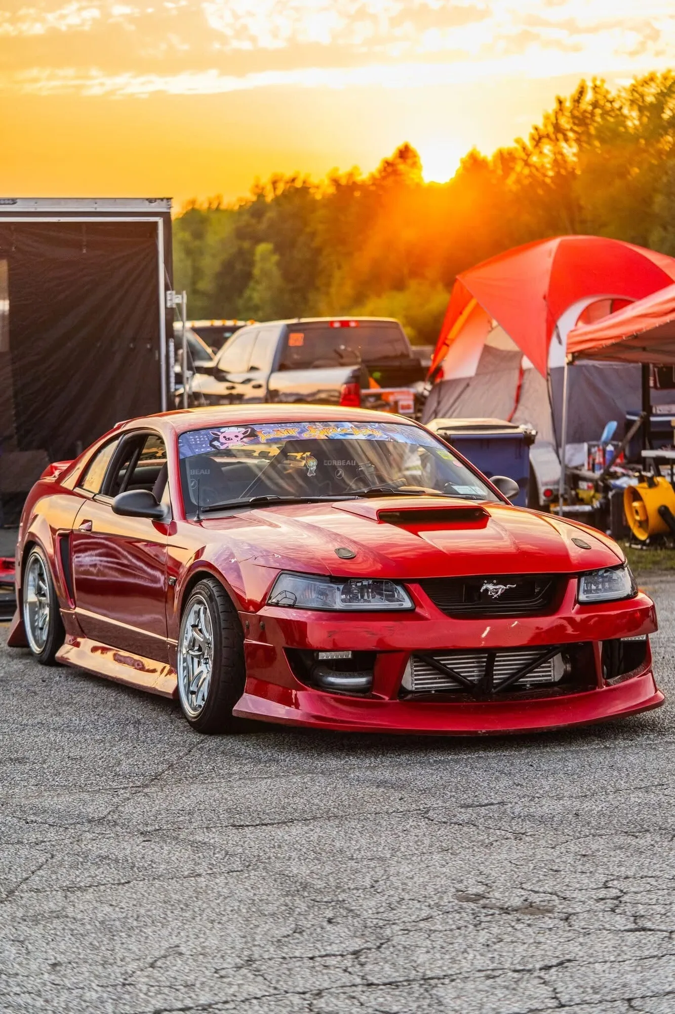 Aodhan DS02 on Ford Mustang S550.2
