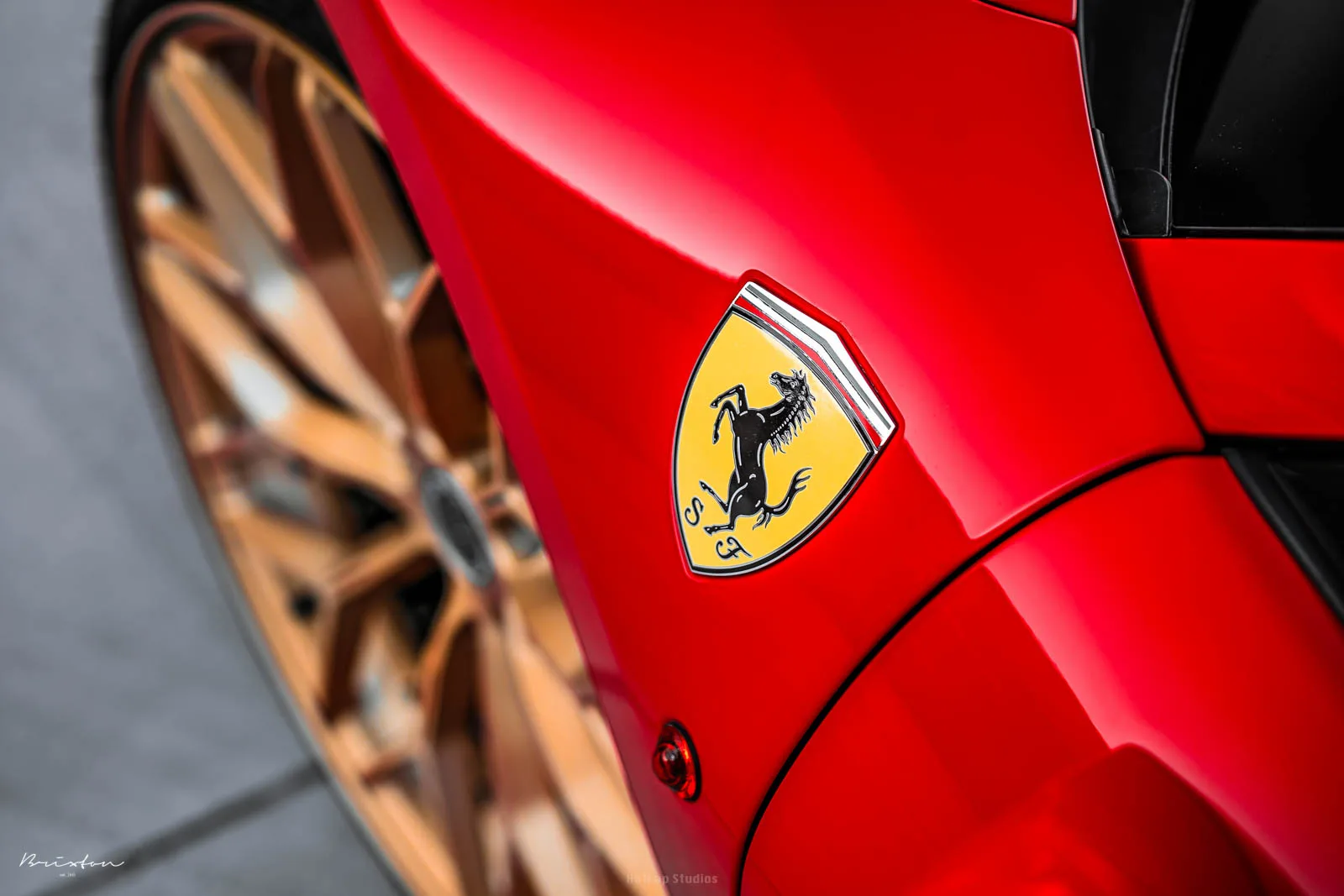 Brixton Forged CM6-R Duo Series on Ferrari 488, photo 3