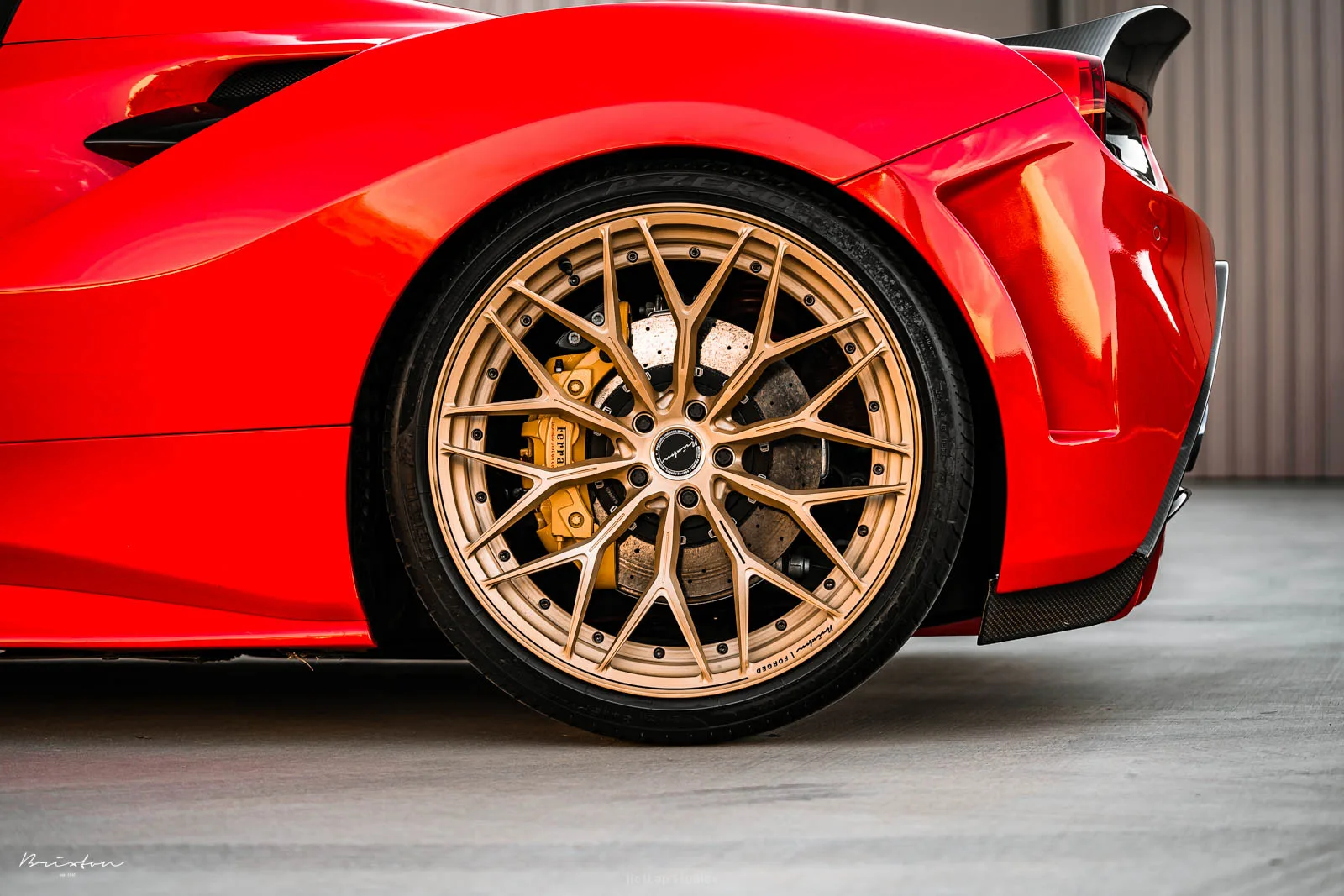 Brixton Forged CM6-R Duo Series on Ferrari 488, photo 7
