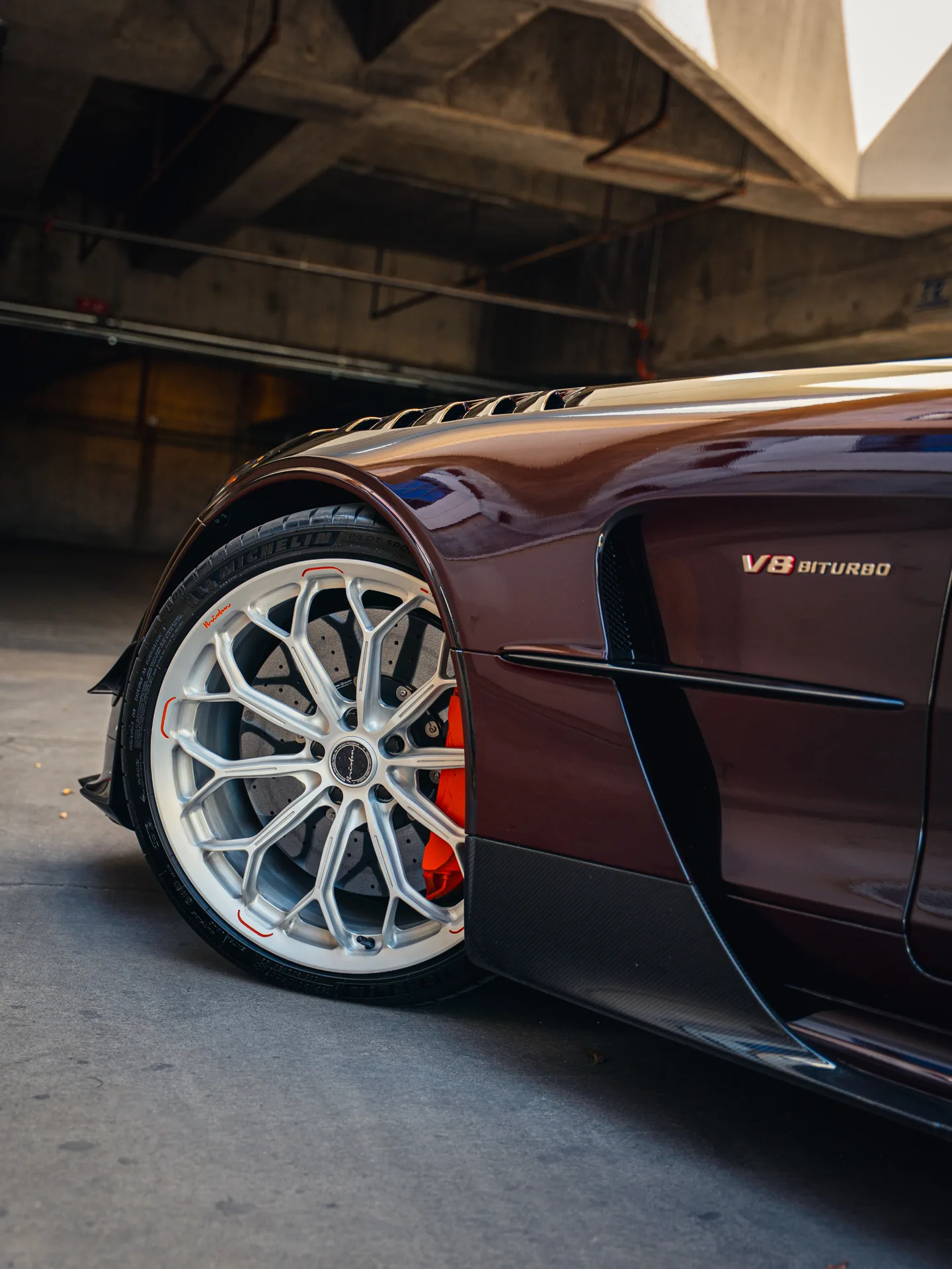 Brixton Forged CM6-RS on Mercedes-Benz AMG GT C190.1, photo 11