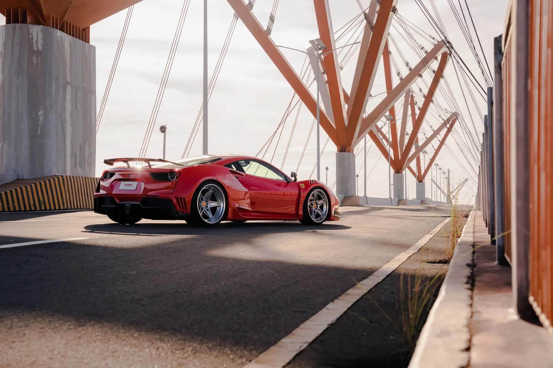 Brixton Forged KB02 Targa Series on Ferrari 488
