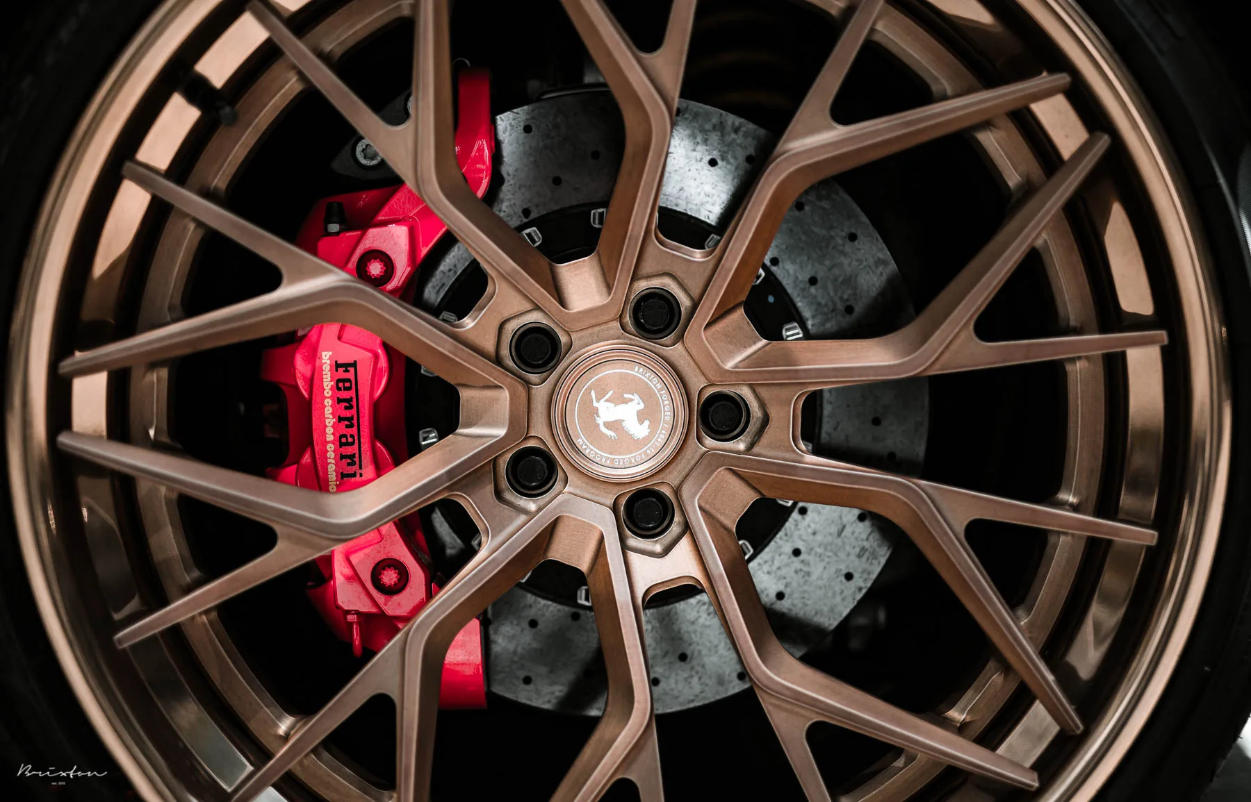 Brixton Forged PF10 Targa Series on Ferrari 488, photo 12