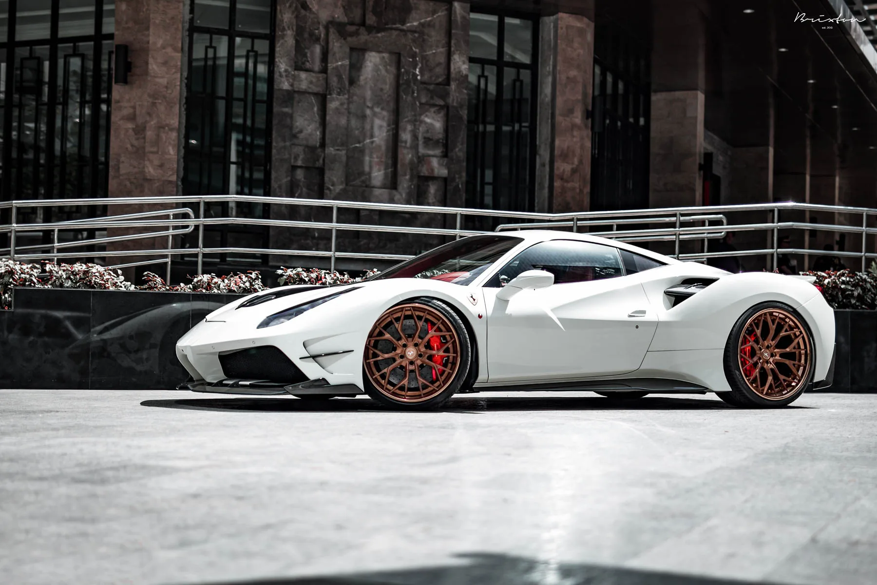 Brixton Forged PF10 Targa Series on Ferrari 488