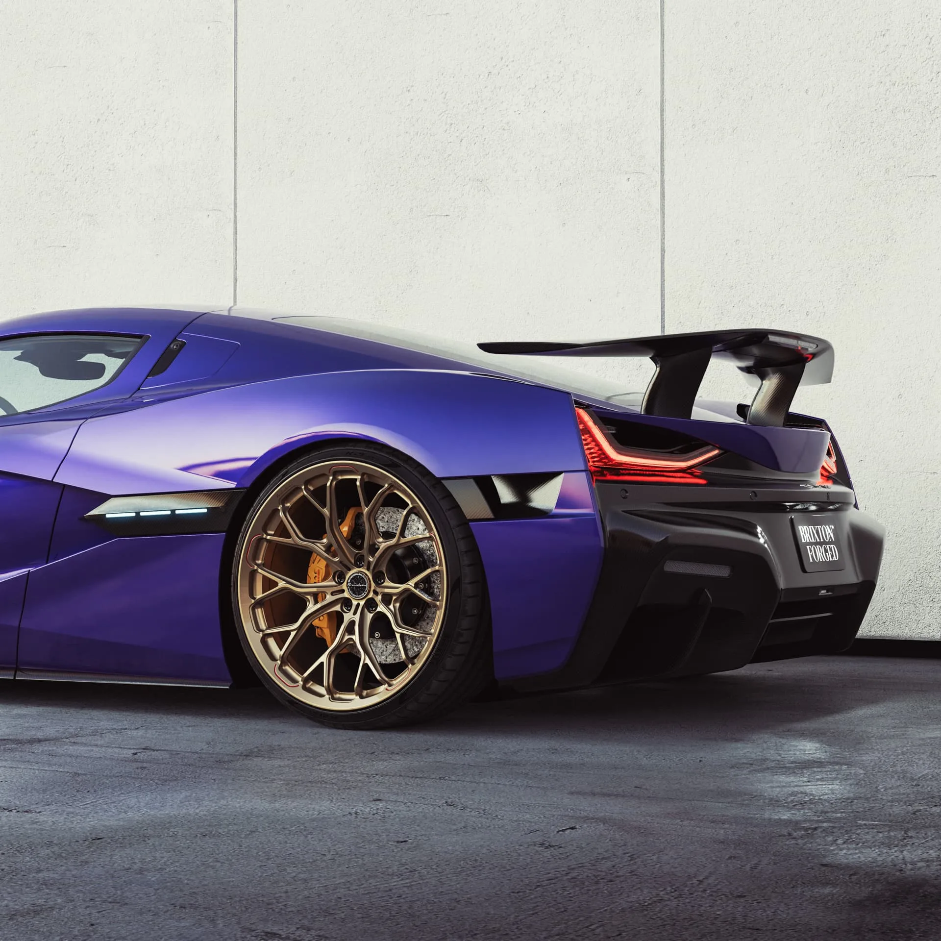 Brixton Forged PF13 RS on Rimac Nevera, photo 8
