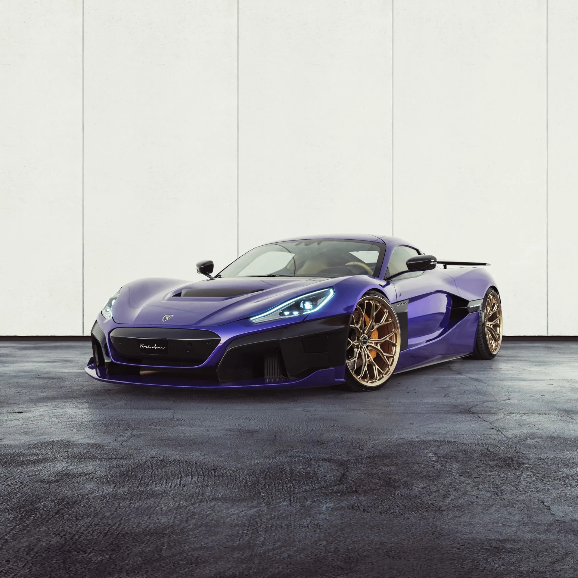 Brixton Forged PF13 RS on Rimac Nevera