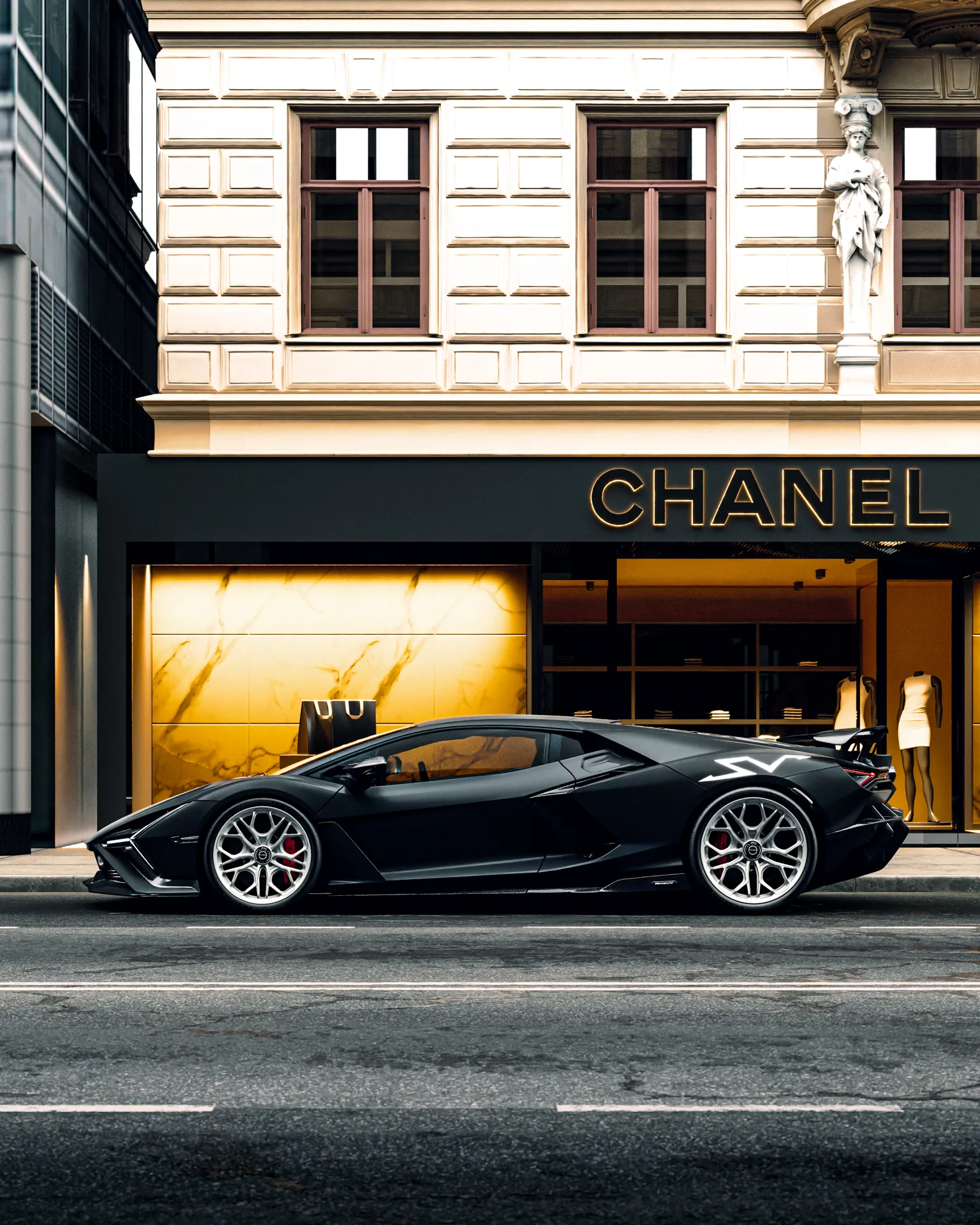 Brixton Forged PF14-RS Monoblock on Lamborghini Revuelto LB744, photo 6