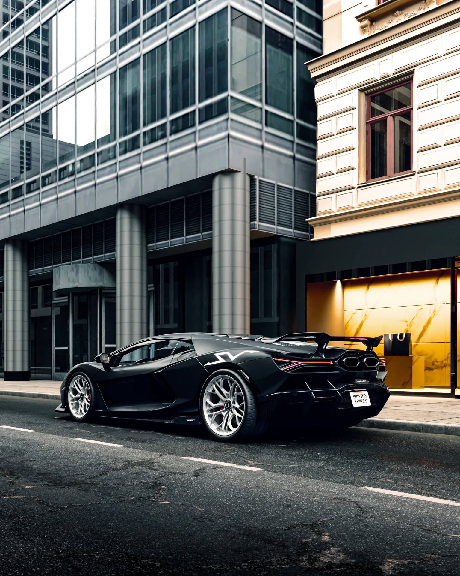 Brixton Forged PF14-RS Monoblock on Lamborghini Revuelto LB744, photo 4