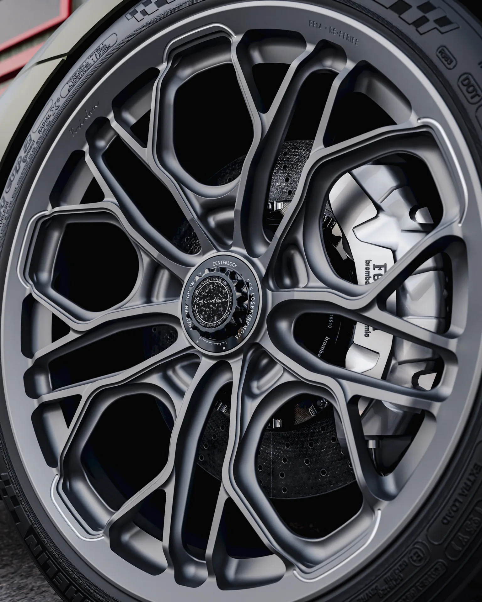 Brixton Forged PF14 RS on Ferrari 296 F171, photo 3