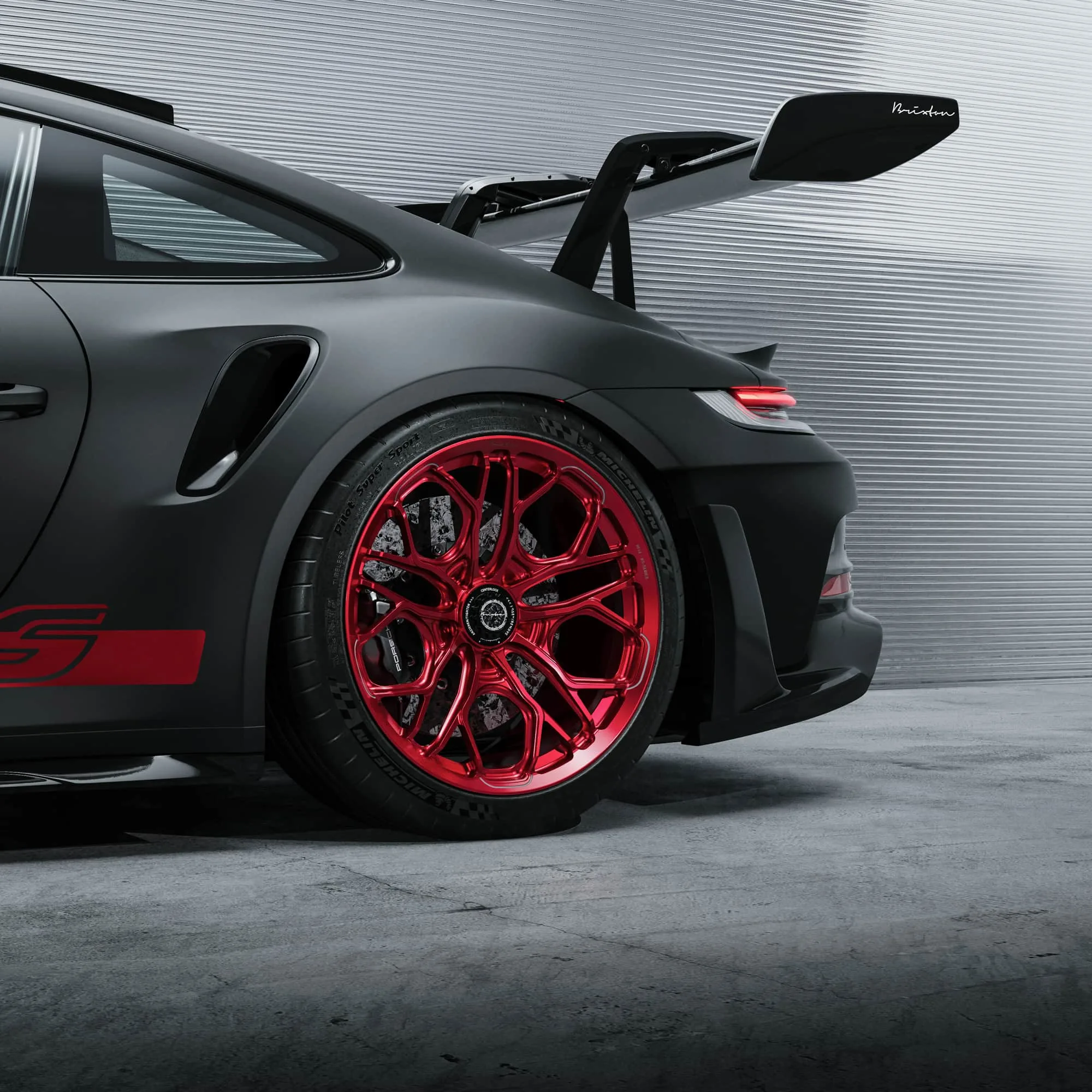 Brixton Forged PF14RS Monoblock on Porsche 911 992.1, photo 4