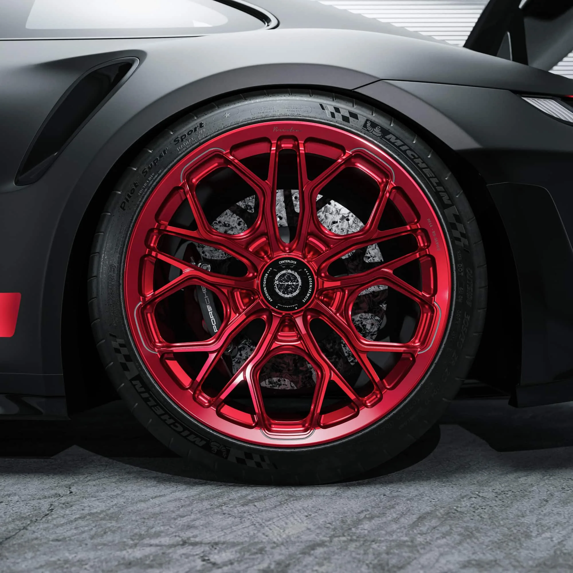 Brixton Forged PF14RS Monoblock on Porsche 911 992.1, photo 10