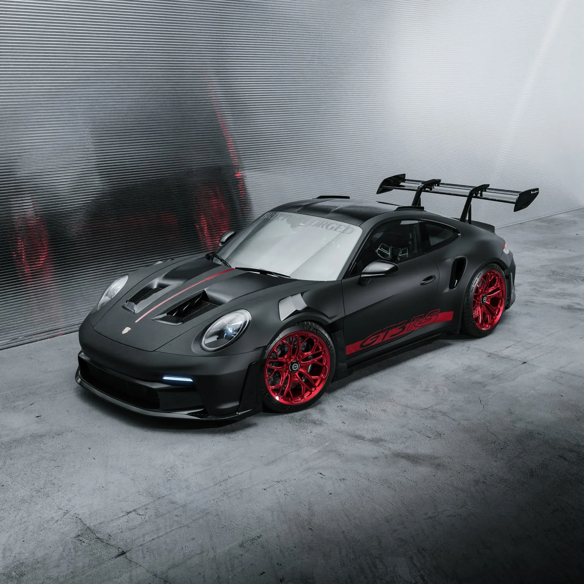 Brixton Forged PF14RS Monoblock on Porsche 911 992.1, photo 2