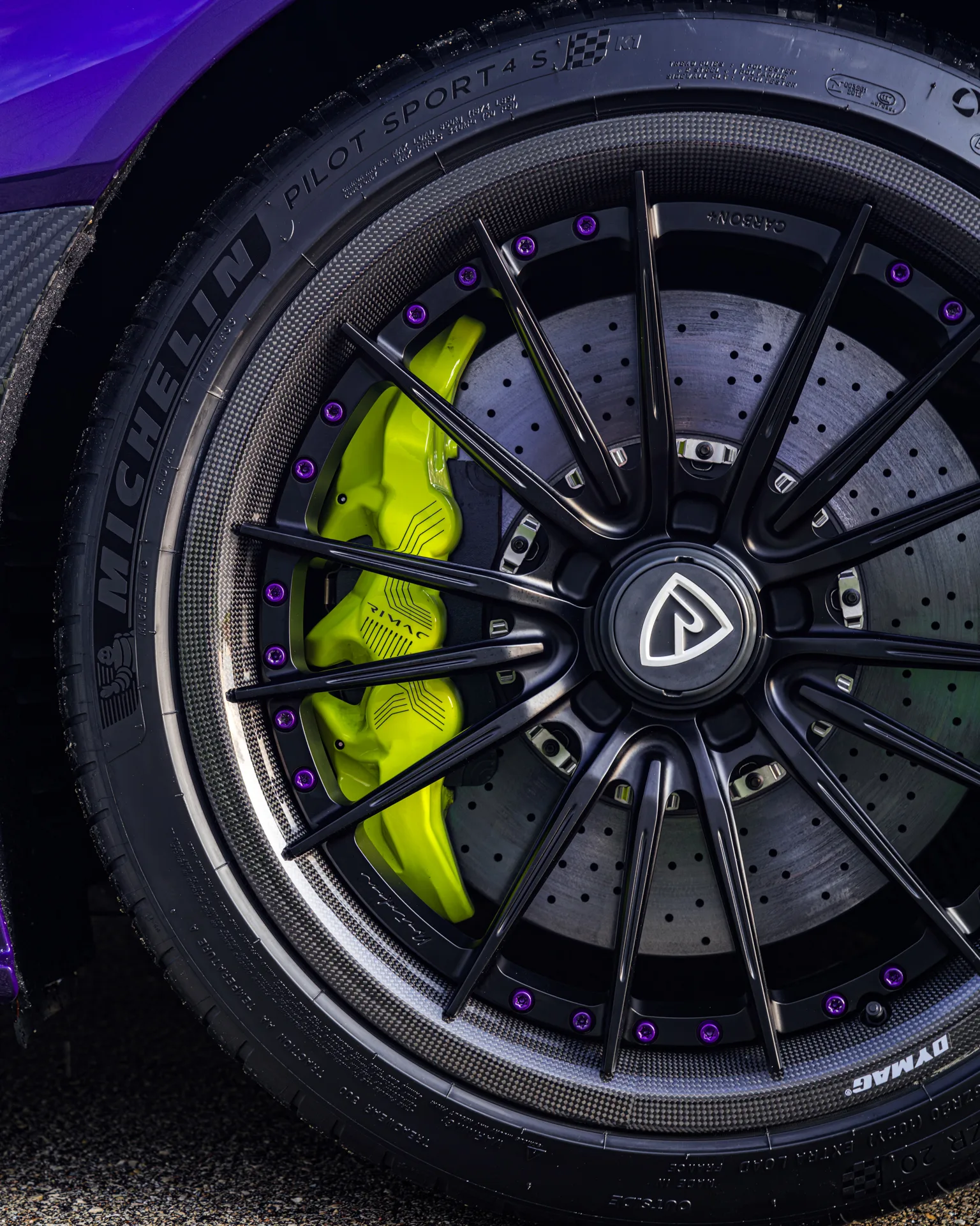 Brixton Forged PF15-R Carbon+ on Rimac Nevera